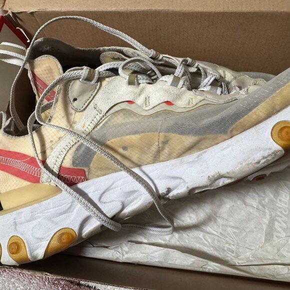 Nike React Element 87 Men’s 9.5 | Transparent Upper Running Sneakers - Picture 1 of 9